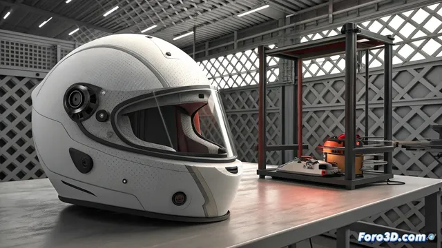 La impresión 3D personaliza los cascos de Fórmula 1