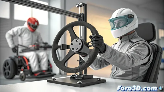 La impresión 3d personaliza el automovilismo adaptado