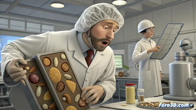 La impresión 3d analiza la microestructura del turrón y el mazapán