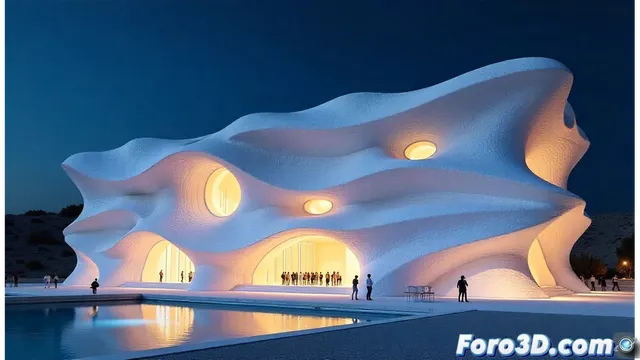 La fachada paramétrica del Pacha Ibiza se renueva con impresión 3D