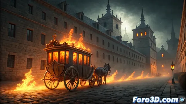 El carro de fuego del Escorial: entre la leyenda y la realidad