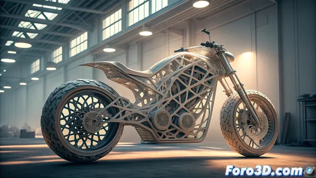 La moto eléctrica Light Rider y su chasis impreso en 3D por APWorks