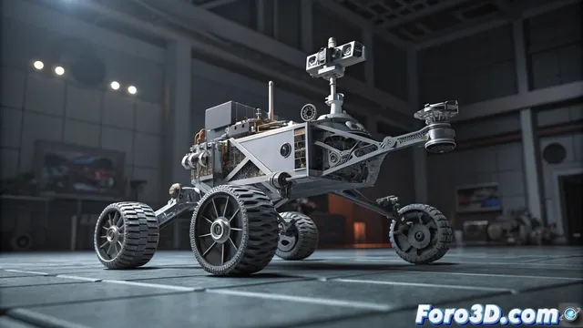 La NASA y el JPL imprimen en 3D vehículos lunares articulados