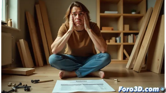 La pesadilla del montaje de muebles: cuando fácil no significa sencillo