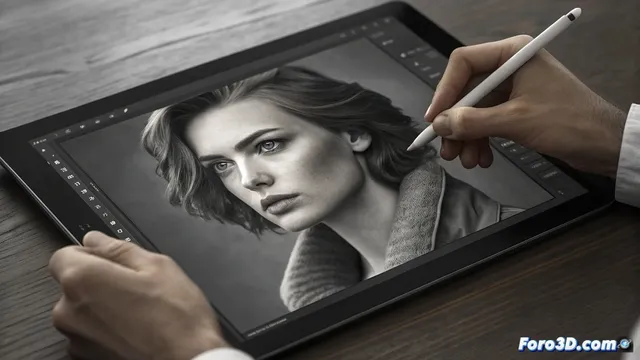 Separación de frecuencias para retocar fotografías