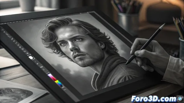 La técnica de grisalla digital para definir valores tonales antes de aplicar color