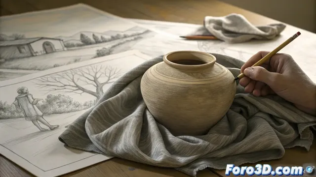 La técnica del ancla visual inversa para reorganizar cómo dibujar