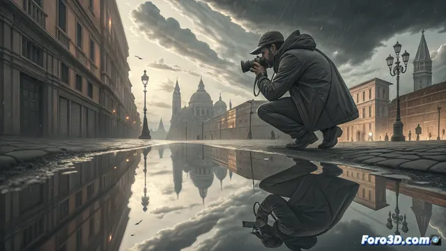 La técnica del espejismo: capturar reflejos distorsionados