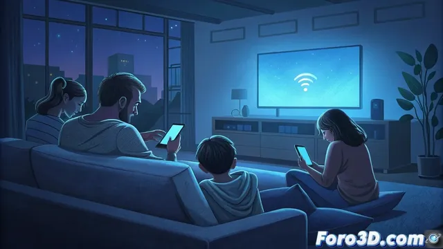 Las suscripciones familiares de streaming limitan el uso real