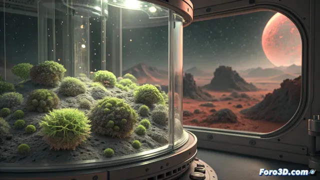 Científicos prueban liquen de laboratorio para colonizar marte