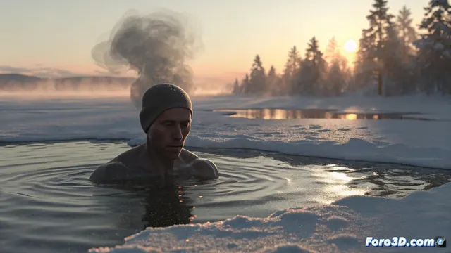 Los baños en agua fría desarrollan resiliencia mental y física