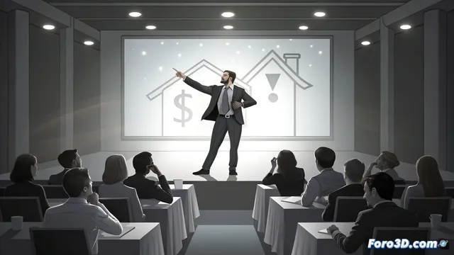 Los seminarios para hacerse rico con bienes raíces sin dinero prometen mucho