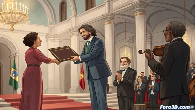 Luis Pastor recibe el Premio Luso Español de Arte y Cultura 2024