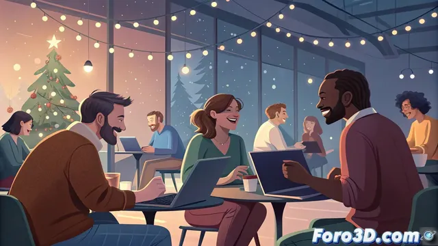 Malaga game dev meetup celebra su edición navideña