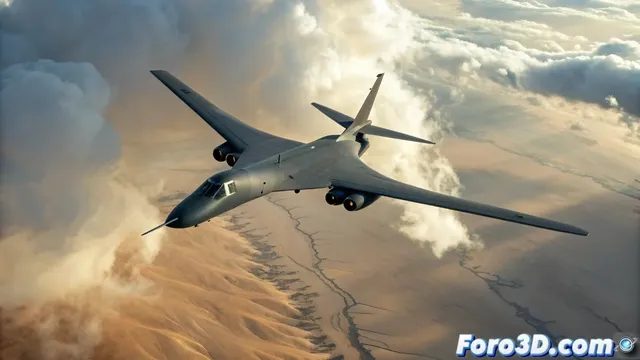 B-1B Lancer: el bombardero estratégico con alas de geometría variable