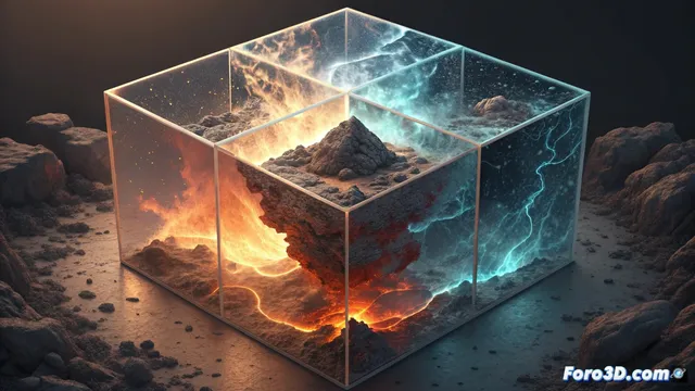 Octree texture splicing combina texturas volumétricas