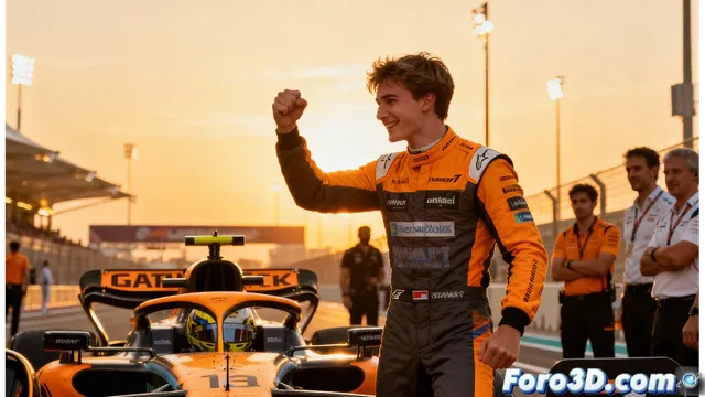 Piastri sorprende con pole position en Catar mientras McLaren domina la clasificación