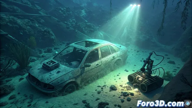 Reconstrucción forense 3d de una escena submarina con sonar y fotogrametría