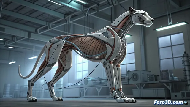 Pneupard: un robot cuadrúpedo neumático que imita a un guepardo