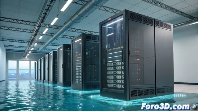 Refrigeración por inmersión en hardware de inteligencia artificial