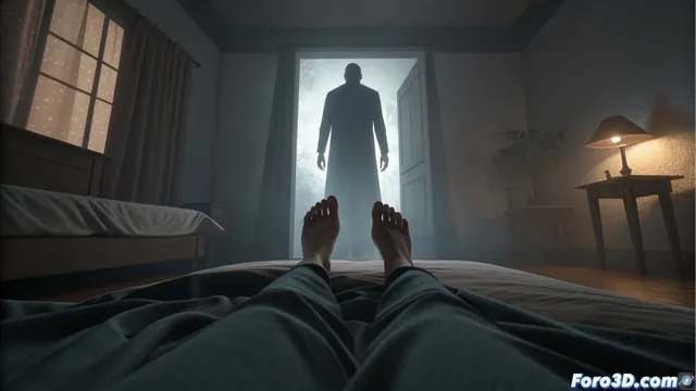 Representar la parálisis del sueño con Pencil 2D en Blender