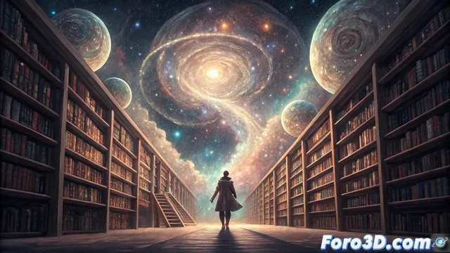 Representar los registros akáshicos con Pencil 2D en Blender