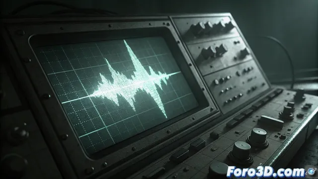 Representar psicofonías con ruido blanco en Blender