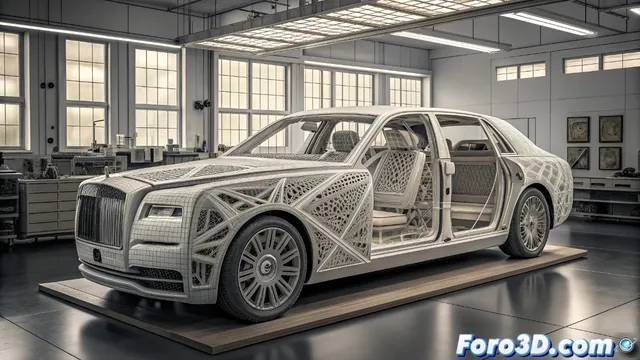 Rolls-Royce revoluciona la fabricación del Phantom con impresión 3D masiva