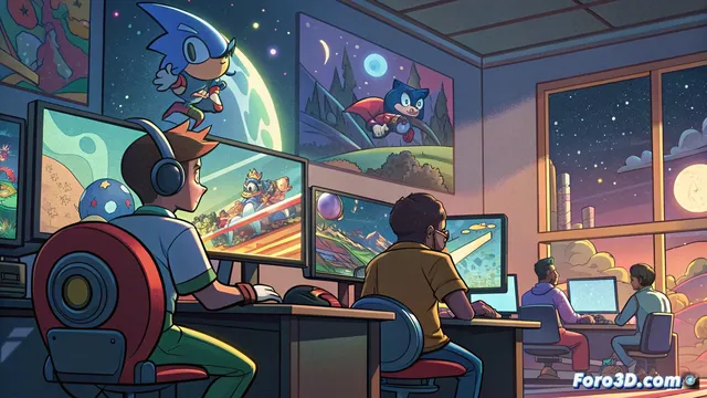 Sonic Racing CrossWorlds se actualiza con contenido de NiGHTS into Dreams