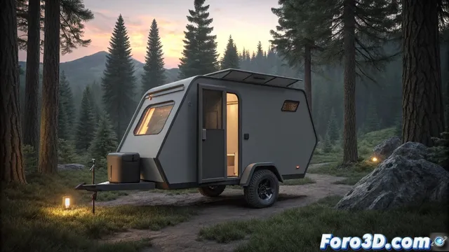 SylvanSport revoluciona el mercado con el remolque camper Scout de paneles impresos en 3D