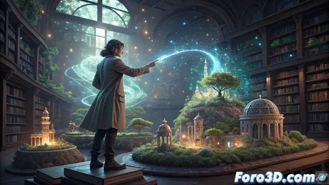 La curación de escenarios en el flujo creativo 3D