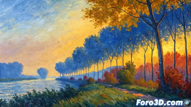 La técnica de la pincelada rota en el impresionismo