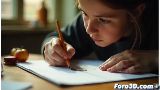 Dibujo con la mano no dominante para mejorar la observación