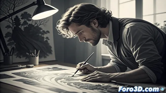 Spotting blacks: la técnica de entintado estratégico que define la composición