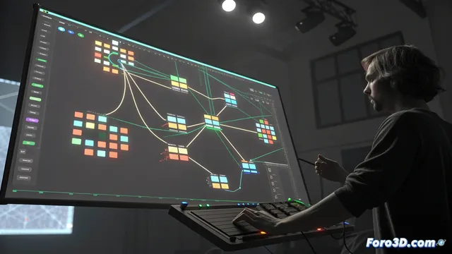 TouchDesigner: construir sistemas visuales con nodos