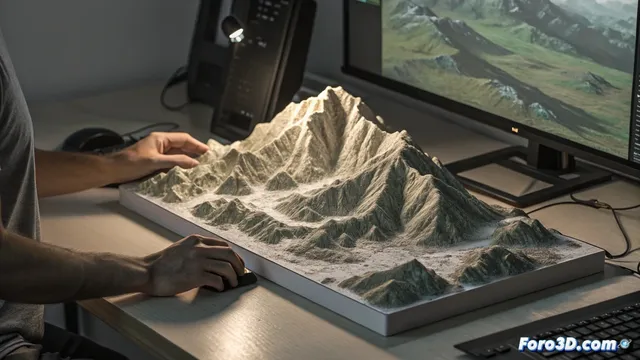 TouchTerrain: genera modelos digitales de terreno imprimibles en 3D