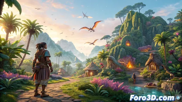 Towers of Aghasba: un ecosistema tribal que evoluciona en Unreal Engine