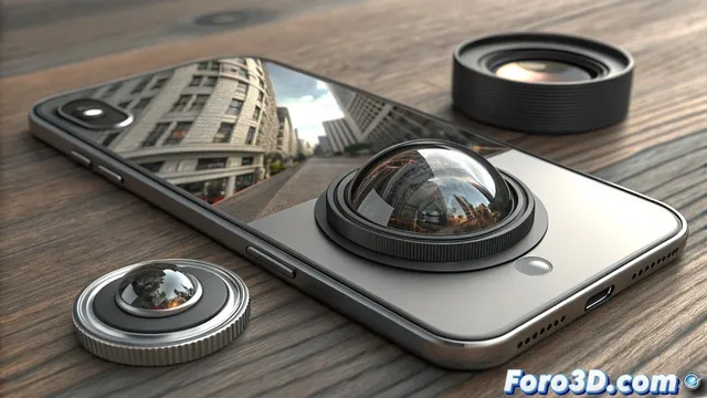 Transforma tu móvil con lentes acoplables de ojo de pez, gran angular y teleobjetivo