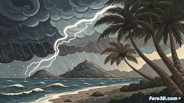 La borrasca Francis activa avisos por lluvias y viento en Canarias