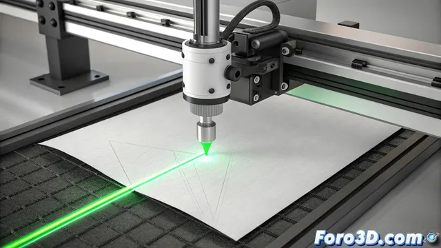 Un láser borra tóner para reutilizar papel