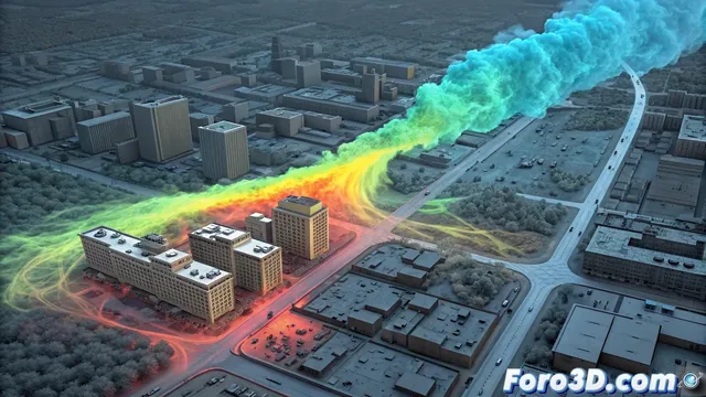 Un pipeline 3d forense para rastrear el origen de contaminantes en el aire