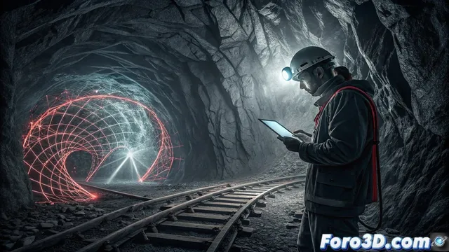 Un pipeline forense 3D analiza el colapso de un túnel minero