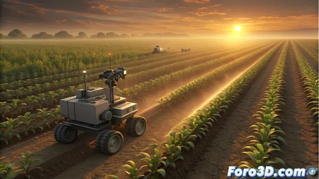 Un robot autónomo elimina malas hierbas con láser en cultivos