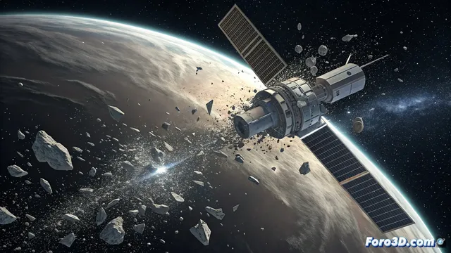 Un satélite Starlink parece desintegrarse en órbita