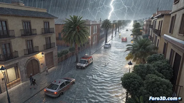 La AEMET activa alertas por lluvias intensas y riesgo costero en el este peninsular