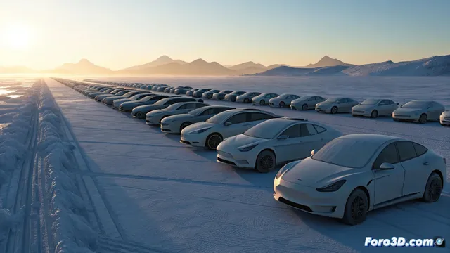Un test invernal en China evalúa 67 coches eléctricos