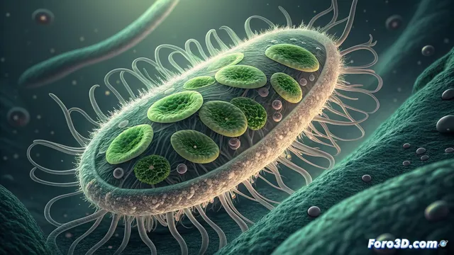 Una bacteria gigante organiza su ADN en bolsas periféricas