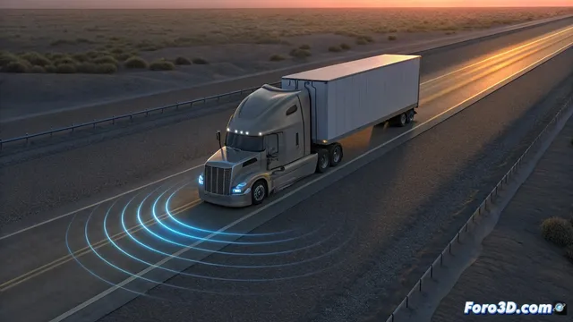 Una carretera en Michigan carga camiones eléctricos mientras circulan