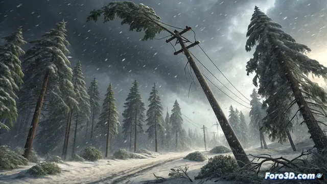 La tormenta invernal Johannes azota los países nórdicos