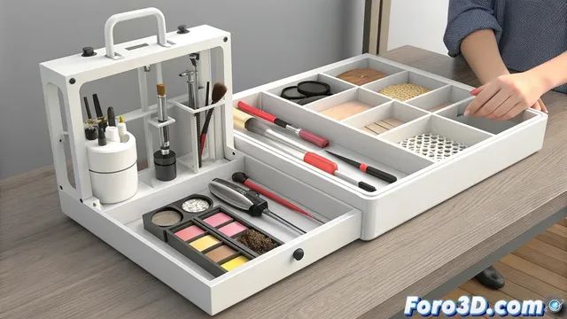 Impresión 3D personalizada para organizar espacios al milímetro